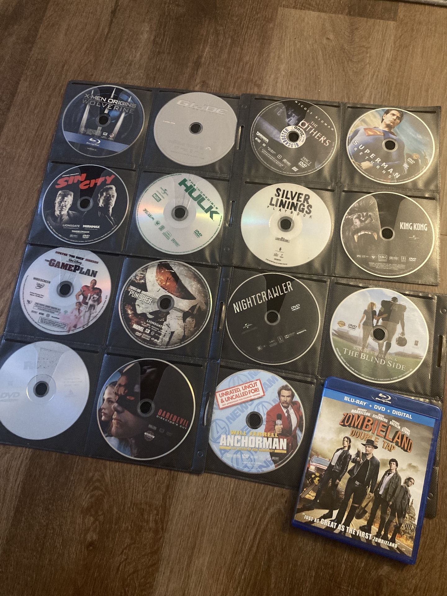 Zombieland Double Tap DVD Blu-Ray + 15 other Movie Titles