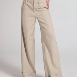 New Shein Bae Cream Trousers Size S