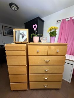 ( 2 ) Ikea Malm Dressers Good Condition
