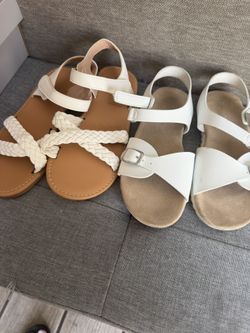 Size 12 Girls Sandals Hardly Use