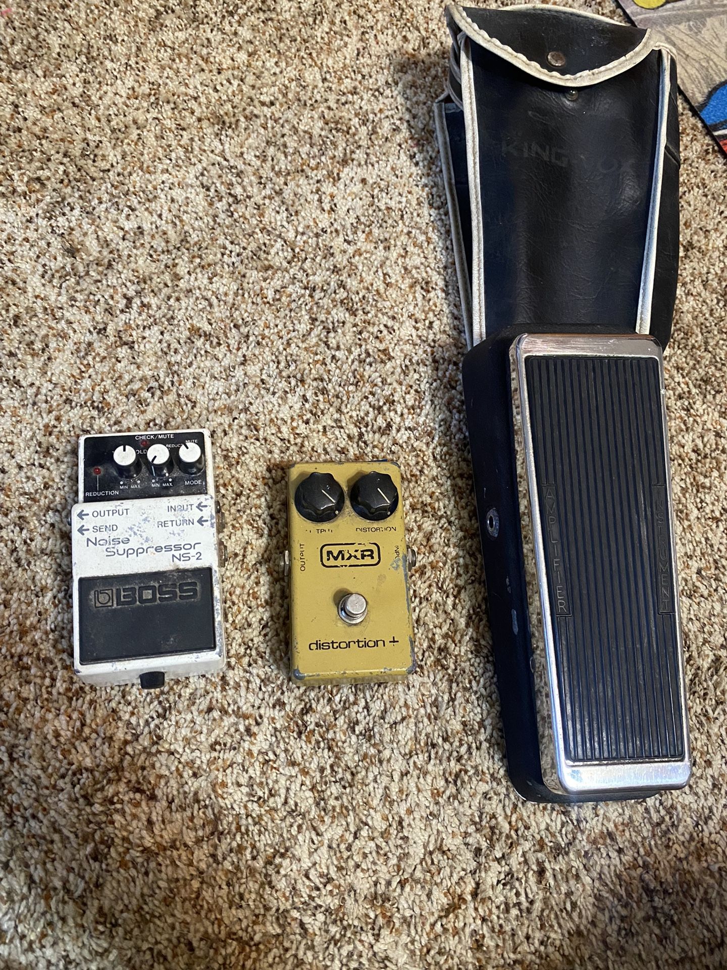 Electric Guitar Distortion Wah Pedals