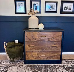 🖤🤎 dresser nightstand night stand end table side black brown mesita bedside table drawers mcm small