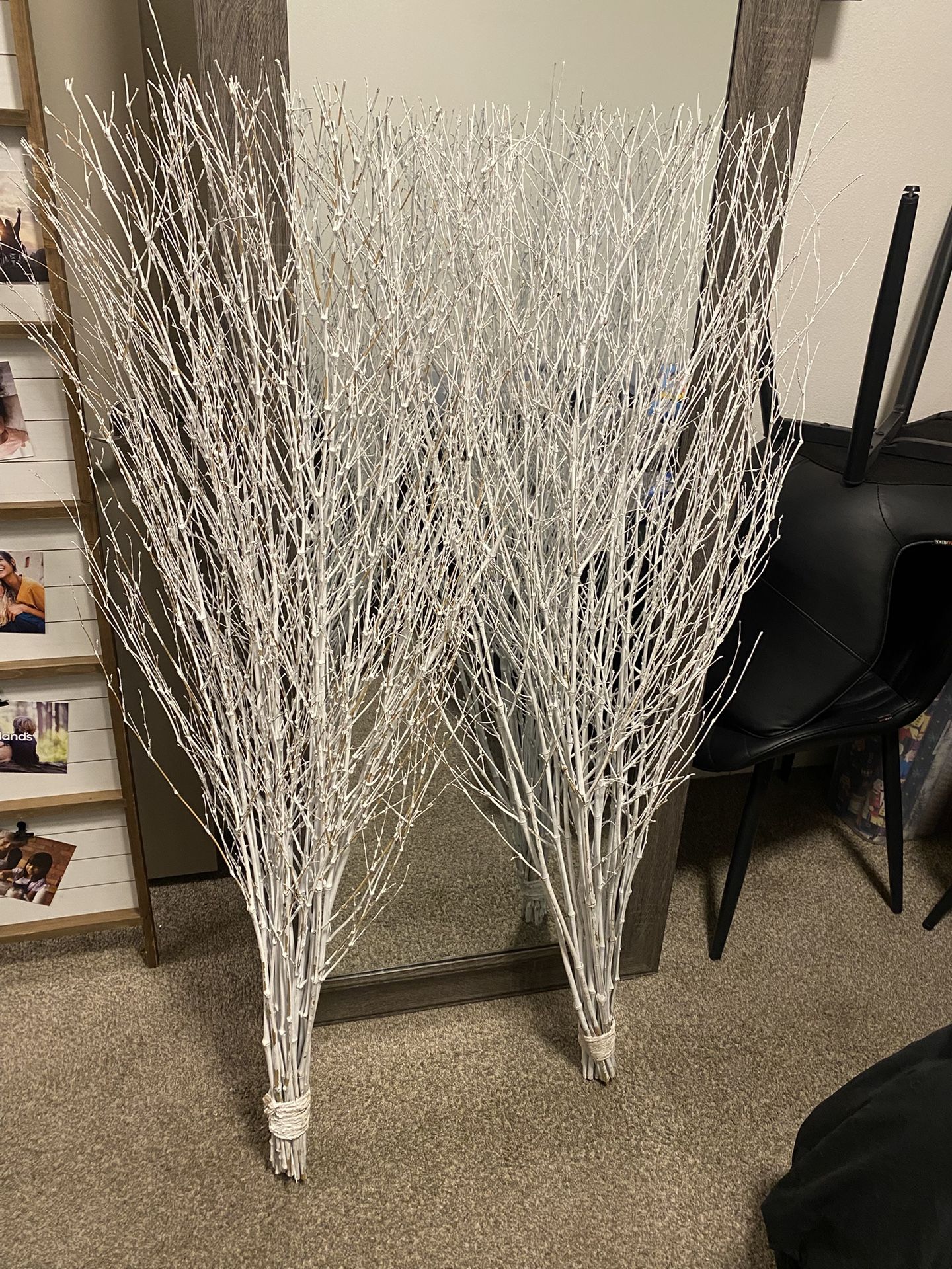 White decoration Branches