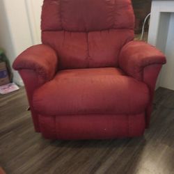 Retro Red Recliner