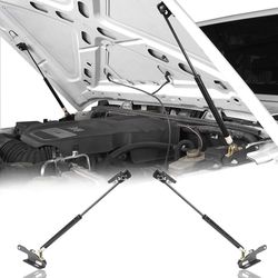 Hooke Road Wrangler JK - Hood Lift Damper Support Bracket Kit, Compatible with Jeep Wrangler JK and Unlimited 2011-2018 - Pair