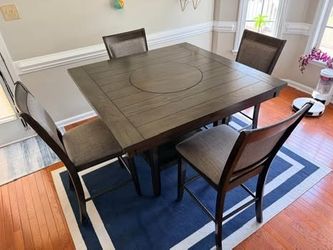 Hardwood Dining Table Set