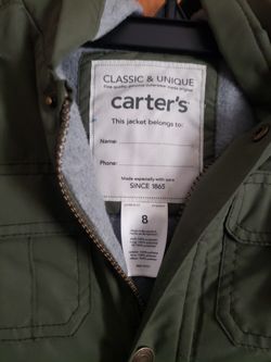 Carter's Brand New Jacket With No Tags Kids