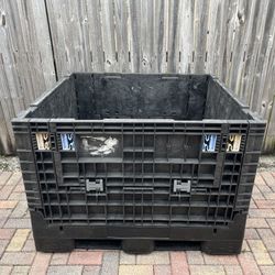 Collapsible Bulk Storage Shipping Container Size: 48”x 45”x 34”