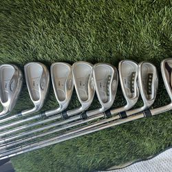 Taylor Made OS. Irons. Steel Shaft Stiff 