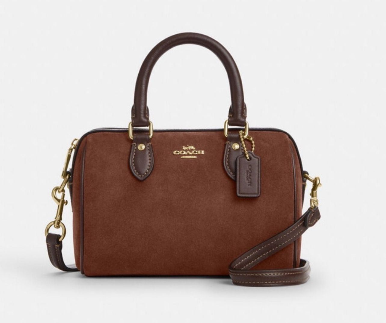 NWT Coach Mini Suede Rowan