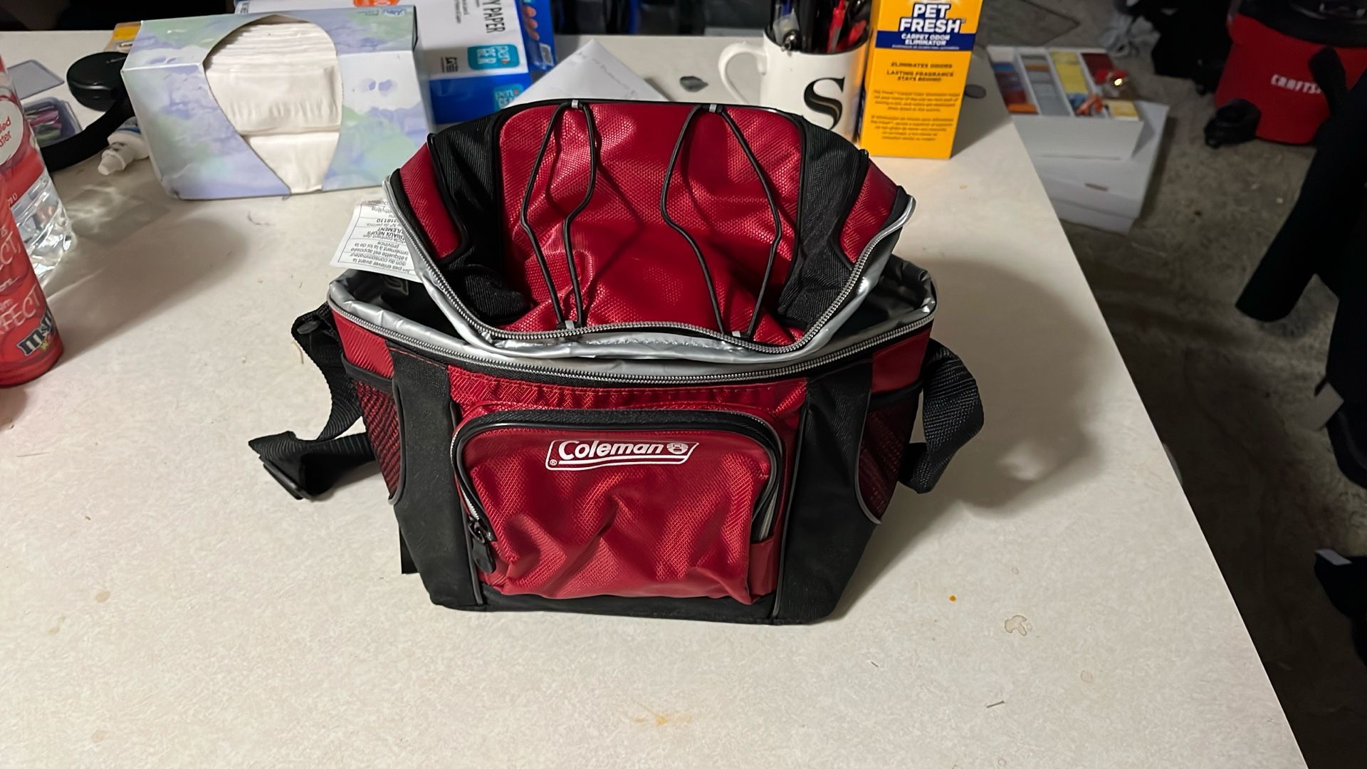 Coleman Removable Liner Cooler Lunch Or Bottles