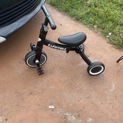 Besrey 5 in 1 Kids Tricycle for Ages 1 - 5 Years,Toddler Trike for Boys and Girls,Child Bicycles Balance Bike,Black