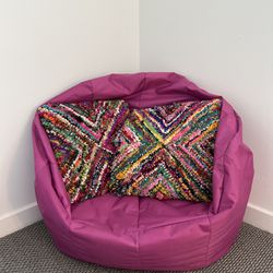 Bean bag chair With Cushions And Rugs