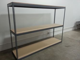 Garage Shelving 96 in W x 18 in D 3 Tier Storage Rack Similar To Uline Delivery Available