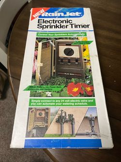 New - never been used RainJet Electronic Sprinkler Timer (Model RJC-6)