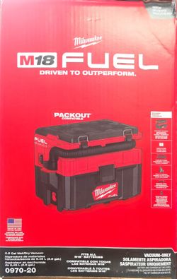 Milwaukee m18 fuel vacuum 2.5 gal