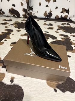 Christian Louboutin Black Patent Leather Pump