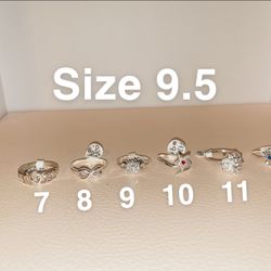 Silver Ring Size 9.5