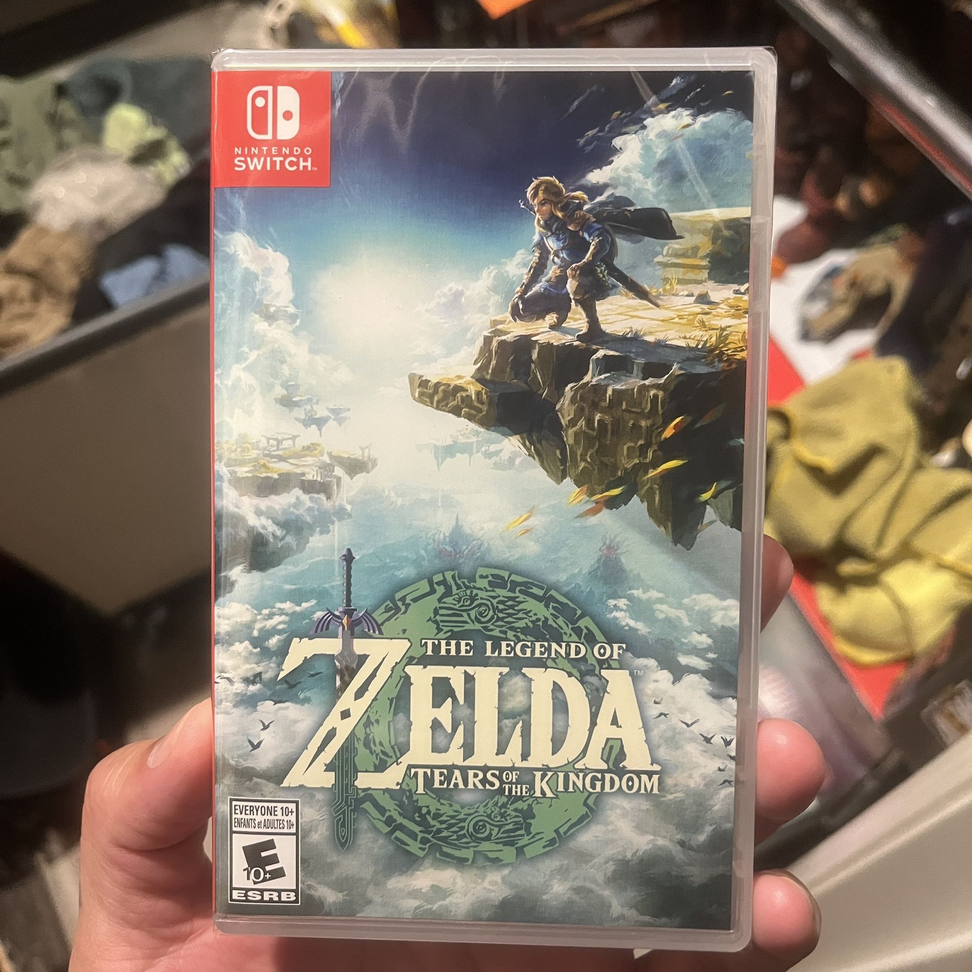 tloz totk SEALED 4 nintendo switch & 2