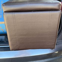 Approx.  14x12 Ottoman Storage. 