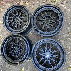 4 - 18x8.5 5x114.3 5x4.5 5x100 5x3.94  Wrx Crosstrek Infiniti G35 G37 Q50 Q60 350z Altima Civic Kia Accord Camry Wheels Rims !!!!!