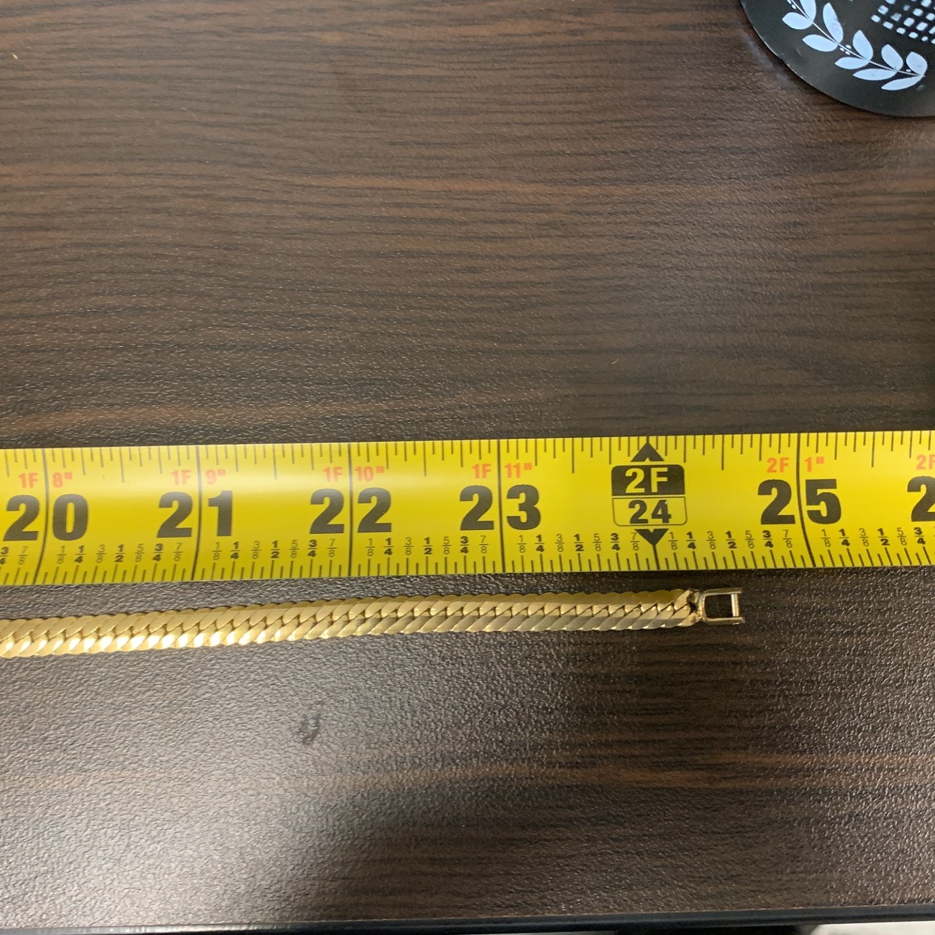 24” Snake Gold Color Chain