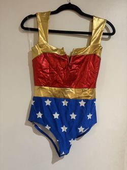 Wonder Woman Metallic Bodysuit / Superhero Costume