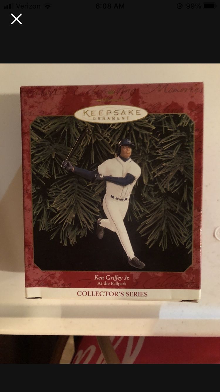 Ken Griffey Jr Hallmark Ornament