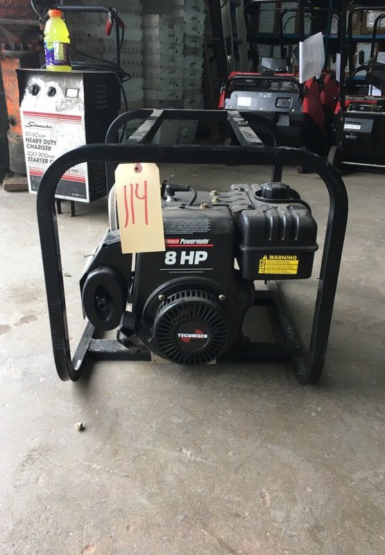 8hp tecumseh Coleman powermate generator.