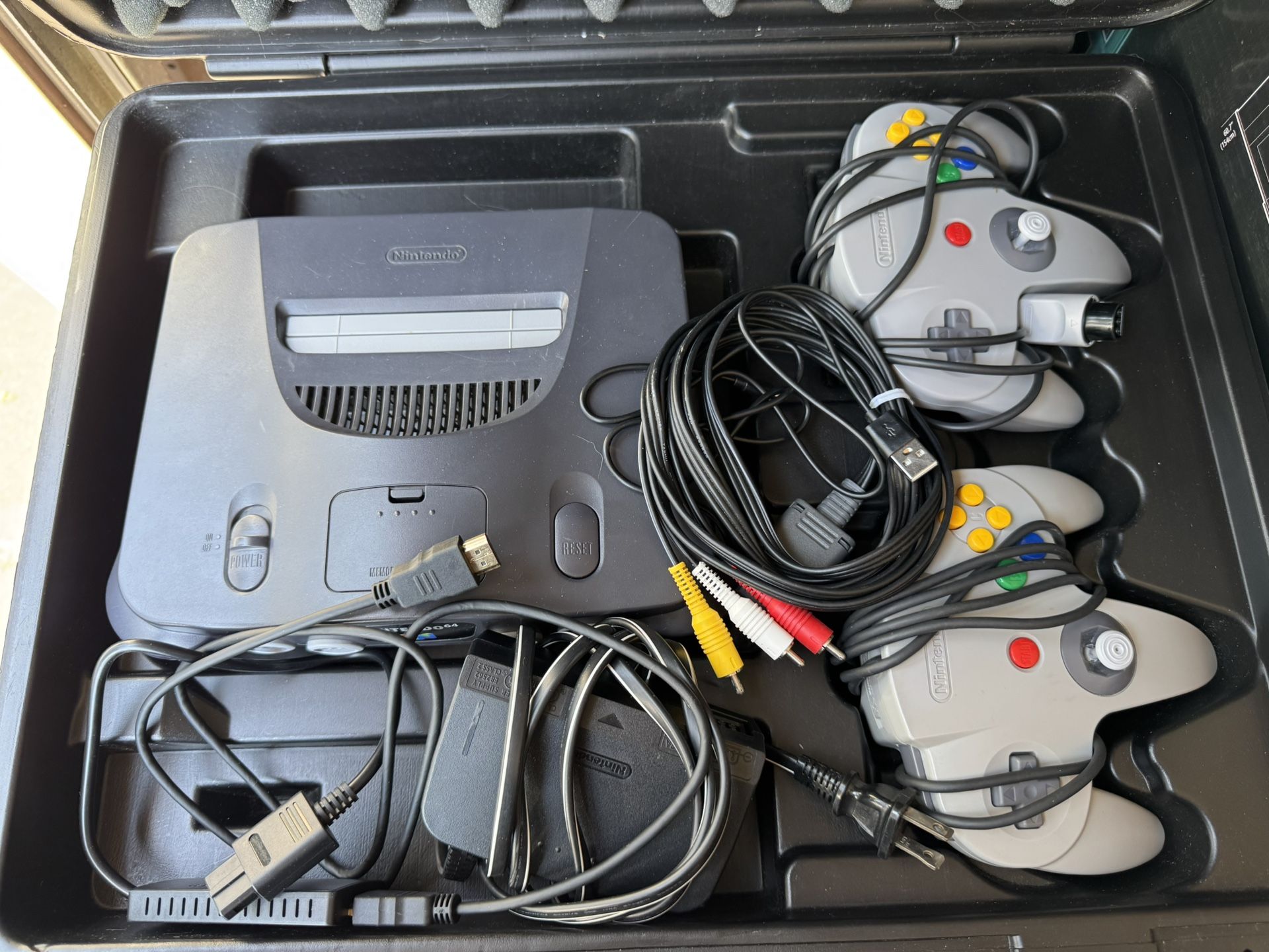 Original N64 W/protector Case