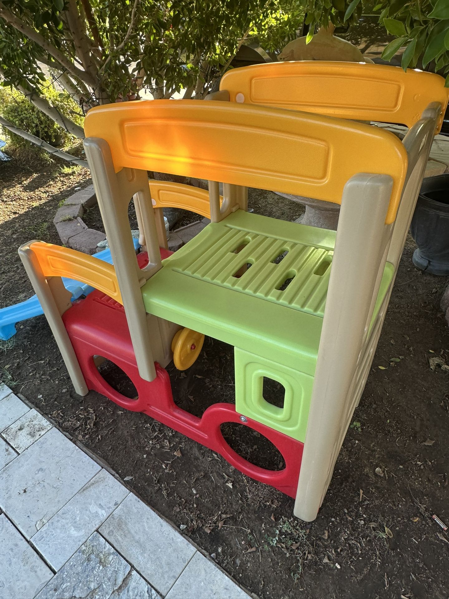 Climbing Playset With Slide 