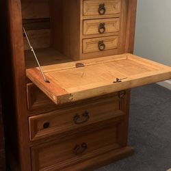 Dresser And Desk Combination 