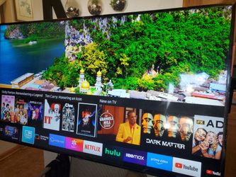 80" Samsung Chrystal Smart Tv 4k basically new less than year.  Great Quality Pic No Scratch still h have the legs