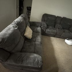 Reclining Sofa and Loveseat 