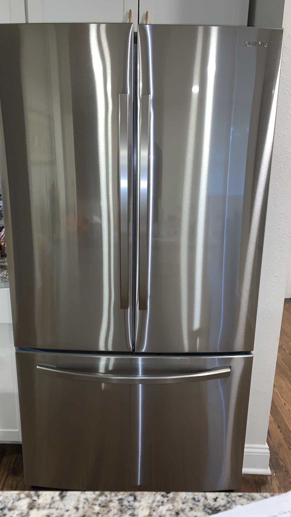 Samsung  Refrigerator– 3-Door French Door – Fingerprint-Resistant Stainless