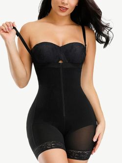 Body Shaper Zipper Fajas Abdominal Control
