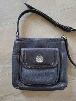 Small Leather Embroidered Purse