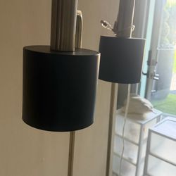 Black and gold floor lamps