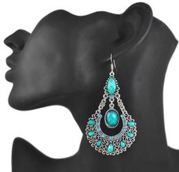 NWT ✅ Bohemian turquoise dangle earrings