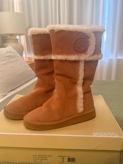 Michael Kors Tall Suede Winter Boots-Size 8