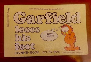 Garfield “loses his feet” Book