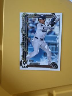 2025 Topps Holiday Shohei Ohtani #H200 Holiday Cookie Variation SSP Dodgers