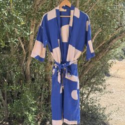 Block Shop Textiles Linen Robe 