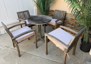 Patio teak set