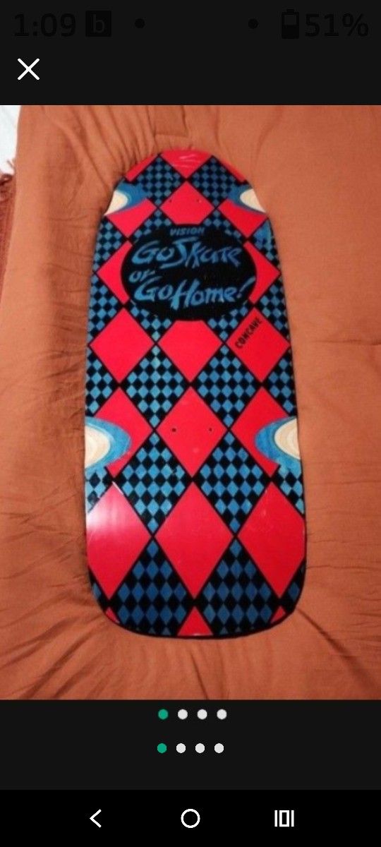 VISION SKATE DECK NEVER USED
