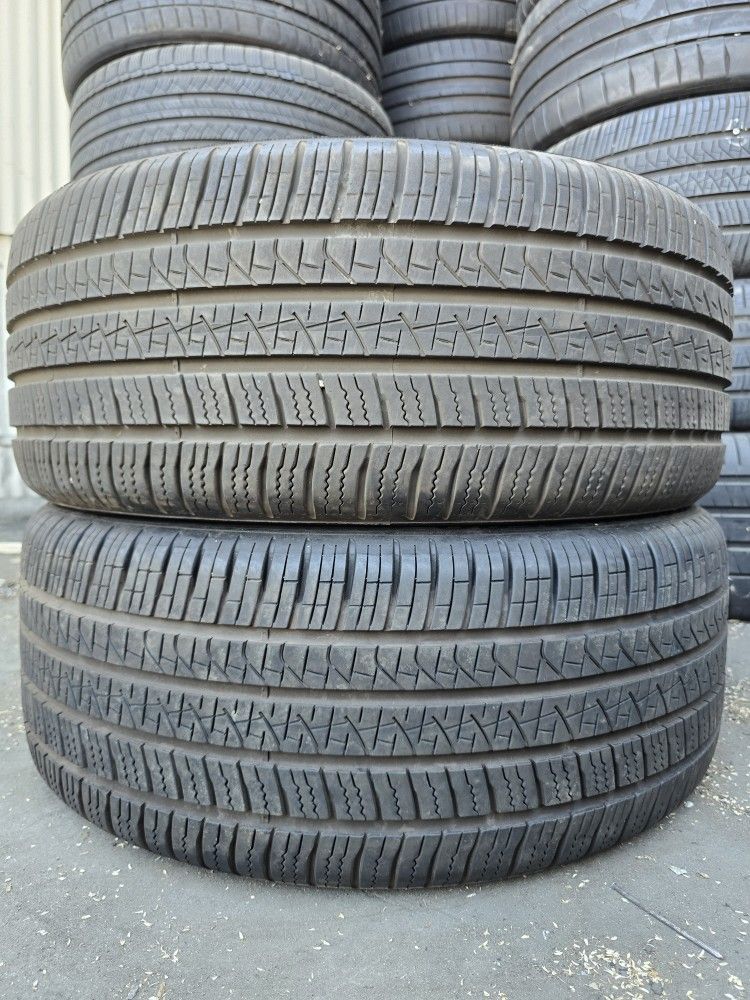 (2) 255 40 21 Pirelli Tires