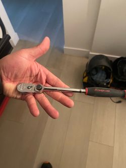 Snap on ratchet
