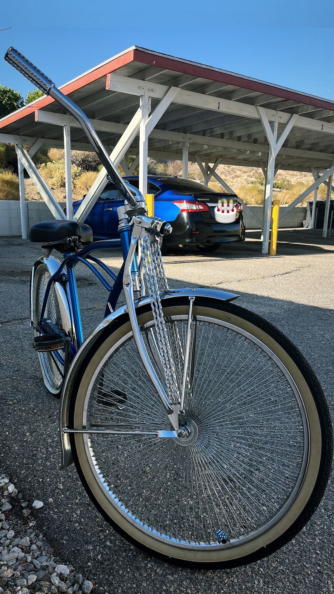 26 BEACH CRUISERS BIKE “ BLUE “