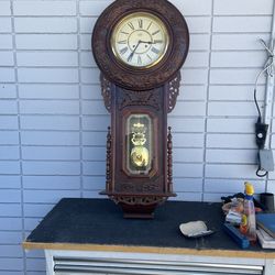 Vintage Pendulum Wall Clock
