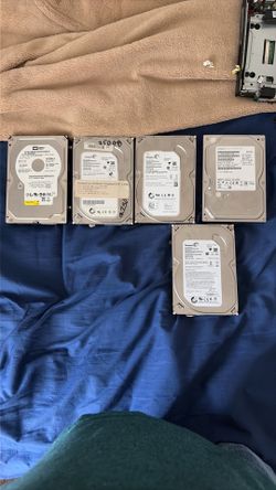 3.5 size hard drives all clean and ready to be used